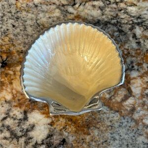 Julia Knight Scallop Trinket Dish-Signed